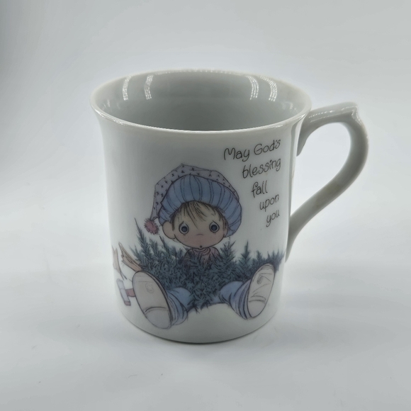 Precious Moments Vintage Christmas Mugs 1984, Set of 4, NWT - Picture 9 of 9